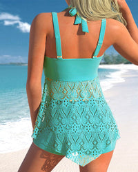 Evelyn - Laced Tankini Set