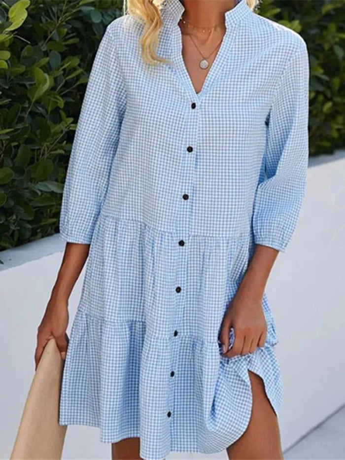 Elora - Timeless Button-Down Dress
