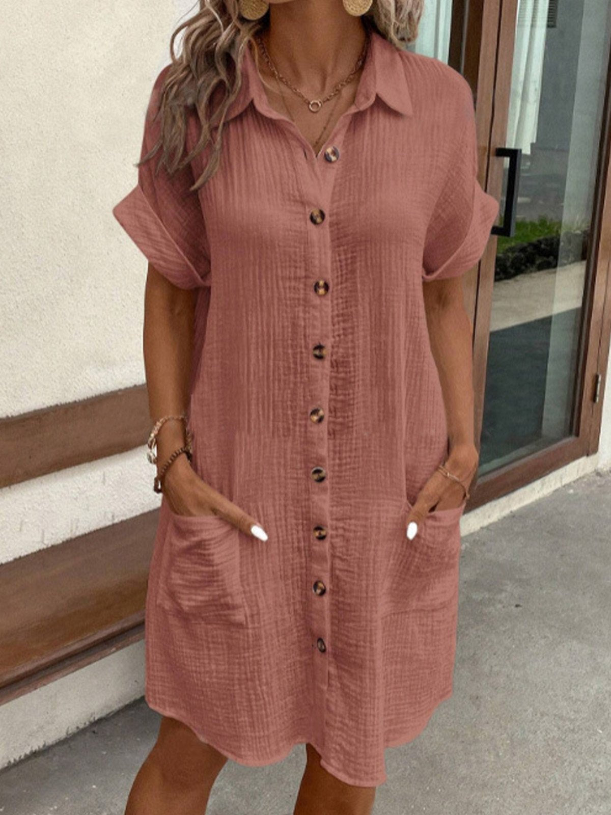 Grace - Oversized Polo Dress